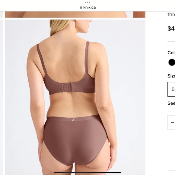 Knit Good to Go Seamless Bra, NWT, Medium, Vintage Plum - Picture 2 of 5